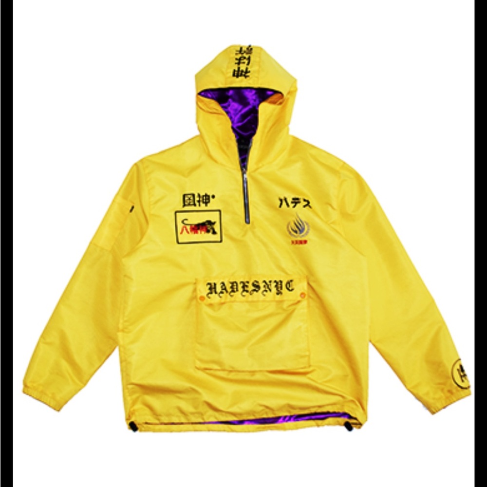 HadesNYC Luxury Windbreaker in Gold